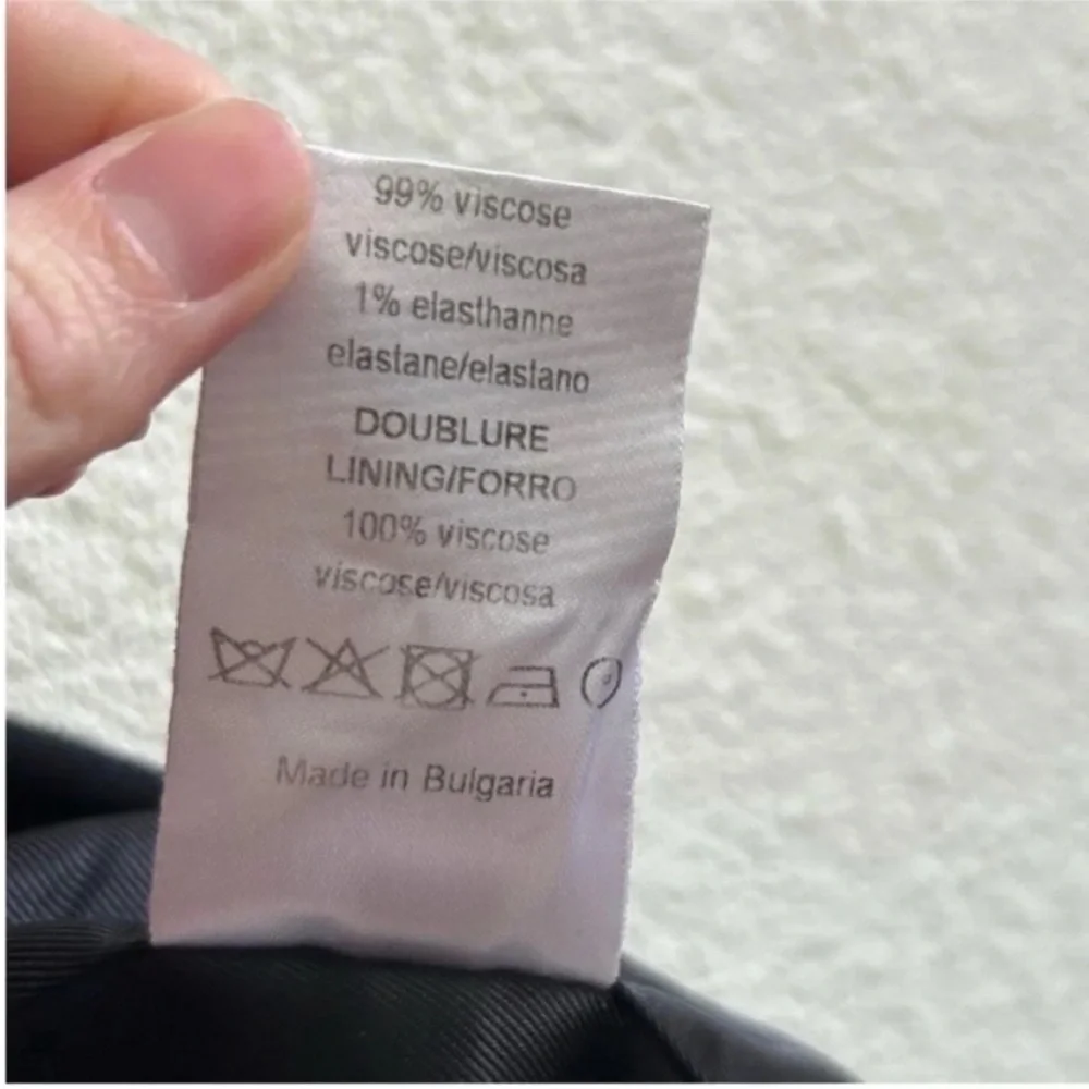 Sandro Paris Tweed Open Front Jacket Black Gray - Picture 5 of 7